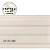 Samsung MU-PE1T0K 1 TB USB Type-C 3.2 Gen 2 (3.1 Gen 2) Beige, Solid state-drev Beige, 1 TB, USB Type-C, 3.2 Gen 2 (3.1 Gen 2), 1050 MB/s, Beskyttelse af adgangskode, Beige