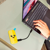 SanDisk Fortnite Portable SSD - Peely Edition 2 TB, Solid state-drev Gul