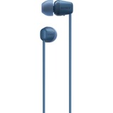 Sony WI-C100 Headset Trådløs I ørerne Opkald/musik Bluetooth Blå, Hovedtelefoner Blå, Trådløs, Opkald/musik, 20 - 20000 Hz, 20 g, Headset, Blå
