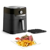 Tefal Easy Fry & Grill EY5018 Enkelt 4,2 L Enkeltstående 1550 W Varmluftsteger Sort, Airfryer Sort, Varmluftsteger, 4,2 L, 80 °C, 200 °C, 6 person(er), 60 min.