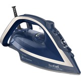Tefal Ultragliss Anti-Calc Plus FV6830E0 strygejern Dampstrygejern 2800 W Blå, Sølv mørkeblå/Hvid, Dampstrygejern, 2 m, 250 g/min, Blå, Sølv, 50 g/min, 0,27 L