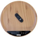 Unold 86545 varmeapparat Indendørs Sort, Træ Blæser med elektrisk områdevarmer, Varmeblæser Sort/træ, Blæser med elektrisk områdevarmer, Keramisk, 1,2 m, Indendørs, Sort, Træ, Plast