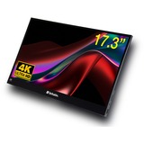 Verbatim 32239Verbatim PMT-17-4K, LED-skærm Sort