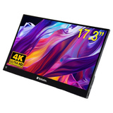 Verbatim 32239 computerskærm 43,9 cm (17.3") 3840 x 2160 pixel 4K Ultra HD LCD Berøringsskærm Sort, LED-skærm Sort, 43,9 cm (17.3"), 3840 x 2160 pixel, 4K Ultra HD, LCD, 6 ms, Sort