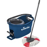 Vileda Viskemop-sæt Turbo Easy Wring & Clean Box, Gulvvasker Blå/Sort