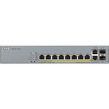 Zyxel GS1350-12HP-EU0101F netværksswitch Administreret L2 Gigabit Ethernet (10/100/1000) Strøm over Ethernet (PoE) Grå Administreret, L2, Gigabit Ethernet (10/100/1000), Strøm over Ethernet (PoE), Stativ-montering
