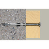 fischer Expansionspløk SX Plus 10x80, Dyvel Lys grå