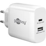 goobay 65412, Oplader Hvid