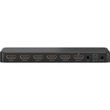goobay HDMI Matrix-switch 4 til 2 (4K @ 60Hz), HDMI splitter Sort