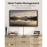 goobay HDMI Matrix-switch 4 til 2 (4K @ 60Hz), HDMI splitter Sort