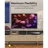 goobay HDMI Matrix-switch 4 til 2 (4K @ 60Hz), HDMI splitter Sort