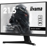 iiyama G-MASTER G2245HSU-B2 computerskærm 54,6 cm (21.5") 1920 x 1080 pixel Fuld HD LED Sort, Gaming Skærm Sort (mat), 54,6 cm (21.5"), 1920 x 1080 pixel, Fuld HD, LED, 1 ms, Sort