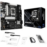 ASRock 90-MXBRX-A0UAYZ, Bundkort Sort/Sølv