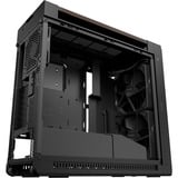 ASUS PROART PA602 WALNUT WOOD TG PWM MODERN BLACK, Towerkabinet Brown/træ, Midi Tower, PC, Sort, Træ, ATX, DTX, EATX, micro ATX, Mini-DTX, Mini-ITX, Metal, Træ, Spil