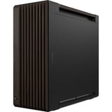 ASUS PROART PA602 WALNUT WOOD TG PWM MODERN BLACK, Towerkabinet Brown/træ, Midi Tower, PC, Sort, Træ, ATX, DTX, EATX, micro ATX, Mini-DTX, Mini-ITX, Metal, Træ, Spil