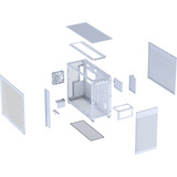 ASUS  90DC00V3-B39010, Towerkabinet Hvid