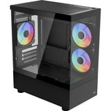 Aerocool Viewport Mini-G-BK-v4 ARGB, Towerkabinet Sort