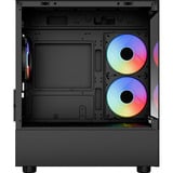 Aerocool Viewport Mini-G-BK-v4 ARGB, Towerkabinet Sort