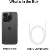 Apple iPhone 15 Pro 256GB Renoveret, Mobiltelefon Sort