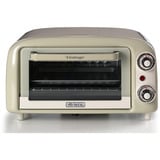 Ariete 3919/03 10 L 800 W Beige Grill, Mini ovn Hvid/lysegrøn, 10 L, Beige, Fritstående, Dreje, 90 - 230 °C, Mekanisk