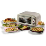 Ariete 3919/03 10 L 800 W Beige Grill, Mini ovn Hvid/lysegrøn, 10 L, Beige, Fritstående, Dreje, 90 - 230 °C, Mekanisk