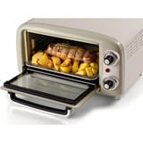 Ariete 3919/03 10 L 800 W Beige Grill, Mini ovn Hvid/lysegrøn, 10 L, Beige, Fritstående, Dreje, 90 - 230 °C, Mekanisk