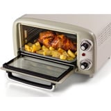 Ariete 3919/03 10 L 800 W Beige Grill, Mini ovn Hvid/lysegrøn, 10 L, Beige, Fritstående, Dreje, 90 - 230 °C, Mekanisk