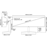 Arozzi AZ-NO-49TUW165, Gaming Skærm Pink