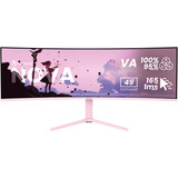 Arozzi Nova 49TUW165, Gaming Skærm Pink