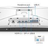 BenQ 9H.LKTLA.TBE computerskærm 68,6 cm (27") 3840 x 2160 pixel 4K Ultra HD LED Sort, Gaming Skærm Hvid/Sort, 68,6 cm (27"), 3840 x 2160 pixel, 4K Ultra HD, LCD, 1 ms, Sort