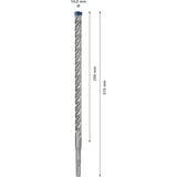 Bosch Expert SDS plus-7X Hammer drill bit 1 stk, Boremaskine Borehammer, Hammer drill bit, 1,4 cm, 315 mm, Beton, Sten, 25 cm