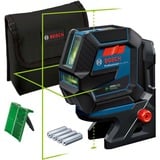 Bosch GCL 2-50 G Professional, Kryds- & linjelaser Blå/Sort, IP64, 1,5 V, 580 g