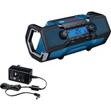 Bosch GPB 18V-2 C Professional Bærbar Digital Sort, Blå, Sølv, Job site radio Blå, Bærbar, Digital, FM, 87,5 - 108 MHz, Blå, Sort, Blå, Sølv