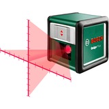 Bosch Quigo Plus Linje-/punktniveau 12 m 630-650 nm, Kryds- & linjelaser Grøn/Sort, 12 m, 0,8 mm/m, 4°, 6 sek./side, 635 nm, Horisontal/vertikal