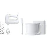 Braun 0X22211023, HM 1070 WH, Håndmikser Hvid