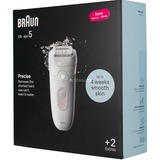 Braun 7500435225052, Epilator Hvid/Sølv