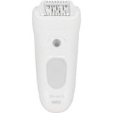 Braun Silk-épil 5 5-011 Hvid, Epilator Hvid/Sølv, Hvid, MicroGrip, 0,5 mm, Batteri, Tyskland