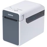 Brother TD-2135N etiketprinter Direkte termisk 300 x 300 dpi 152,4 mm/sek. Kabel & trådløs Ethernet LAN Hvid/grå, Direkte termisk, 300 x 300 dpi, 152,4 mm/sek., Kabel & trådløs, Grå, Hvid