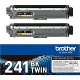 Brother TN-241BKTWIN tonerpatron 2 stk Original Sort 2500 Sider, Sort, 2 stk