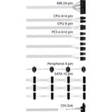 Cooler Master MWE 1050 V2 White, PC strømforsyning Hvid
