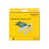 DeLOCK 89139 netværkskort Intern Ethernet 4000 Mbit/s Intern, Ledningsført, PCI Express, Ethernet, 4000 Mbit/s