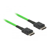 DeLOCK Kabel OCuLink PCIe SFF-8611 > OCuLink SFF-8611 lysegrøn