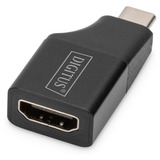 Digitus 4K USB-adapter, USB-C stik > HDMI A hunstik Sort