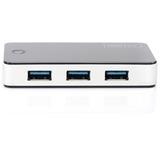Digitus DA-70231 interface hub 5000 Mbit/s Sort, Sølv, USB hub Sort, USB 3.2 Gen 1 (3.1 Gen 1) Type-A, 5000 Mbit/s, Sort, Sølv, Kina, 5 V, Windows 7 Home Premium, Windows Vista Home Premium, Windows XP Home