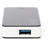 Digitus DA-70231 interface hub 5000 Mbit/s Sort, Sølv, USB hub Sort, USB 3.2 Gen 1 (3.1 Gen 1) Type-A, 5000 Mbit/s, Sort, Sølv, Kina, 5 V, Windows 7 Home Premium, Windows Vista Home Premium, Windows XP Home