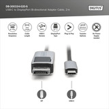 Digitus DB-300334-020-S, Kabel Sort/grå