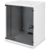 Digitus DN-19 12-U-S-1 stativ 12U Vægmonteret stativ Grå, IT kabinet Lys grå, Vægmonteret stativ, 12U, 60 kg, Grå