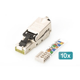 Digitus DN-93631-10, Stik Sølv