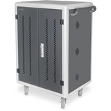 Digitus Mobil opladningsskab, 30 opladningsstationer, til notebooks/tablets op til 15,6", Ladestation Sort/grå