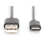 Digitus USB 2.0 tilslutningskabel USB-A > USB-C Sort
